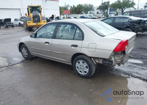 2001 Honda Civic Lx from USA, damaged, VIN 1HGES16571L009322